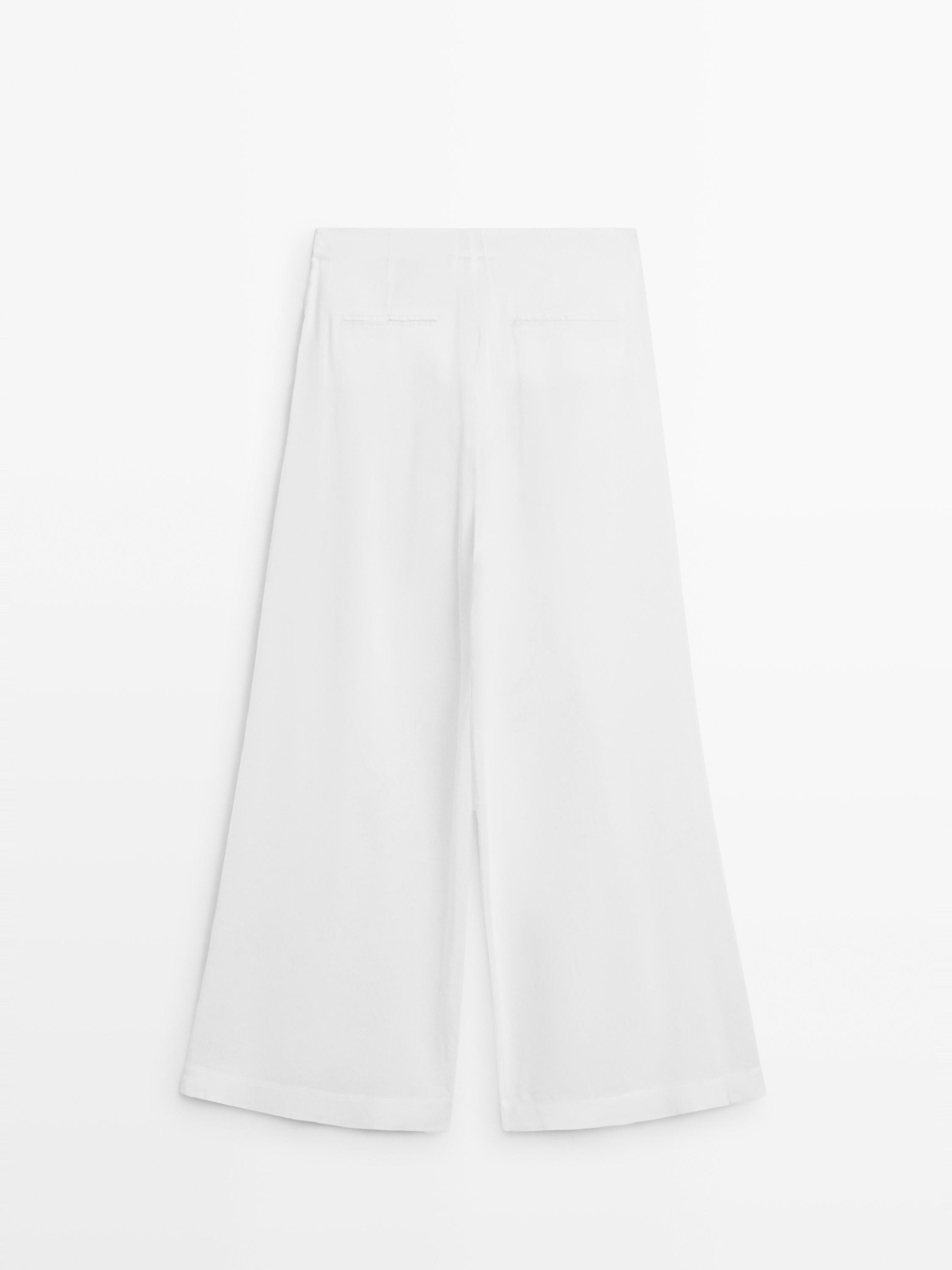 Pantalon fluide lin